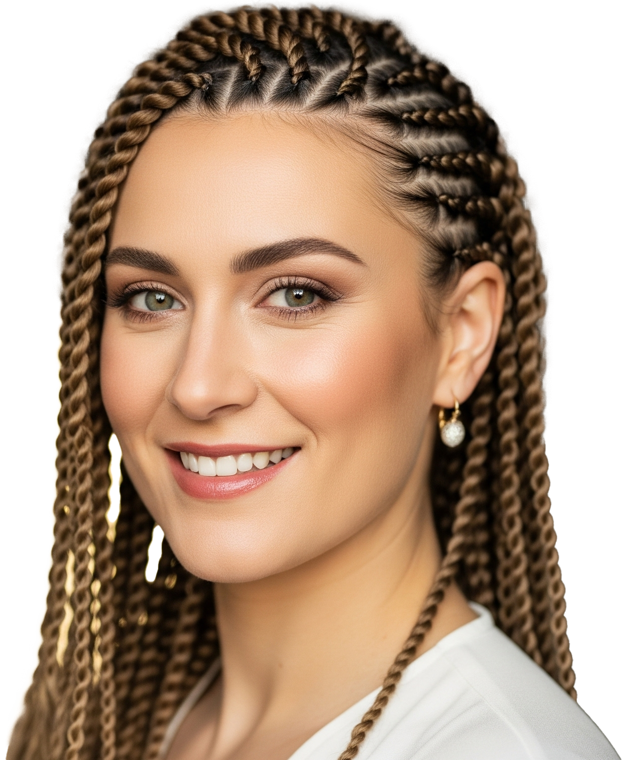 womam braids